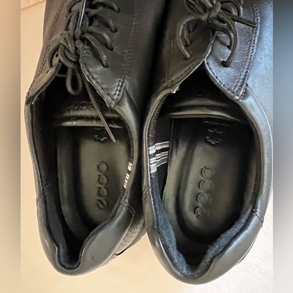 Ecco Women’s Shoes Lace up Flats Size 6 Color black - Picture 9 of 10
